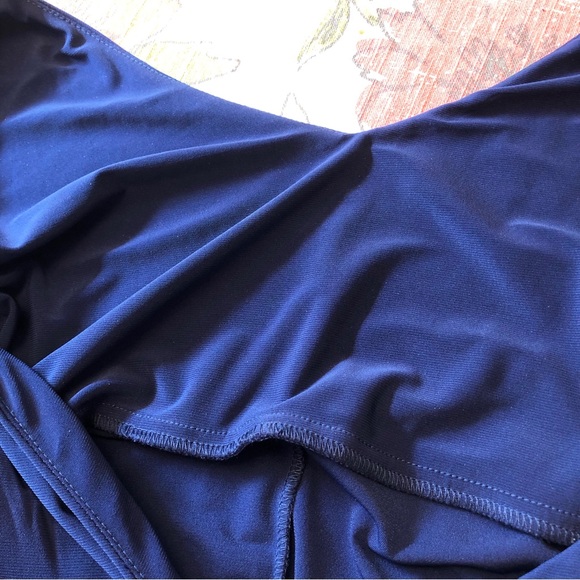 Vintage Dark Blue Dress Large to XL - Picture 9 of 9